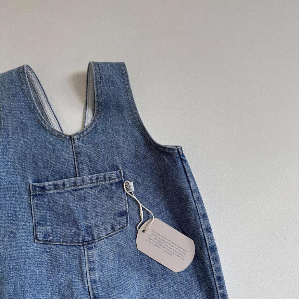 Baby Pant Overalls Denim