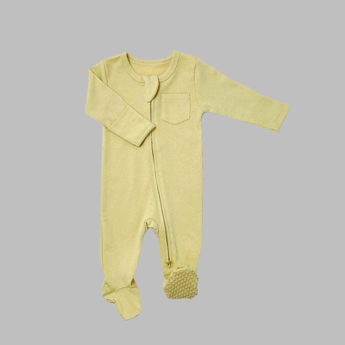 Organic Cotton Onesie With Pocket Detail