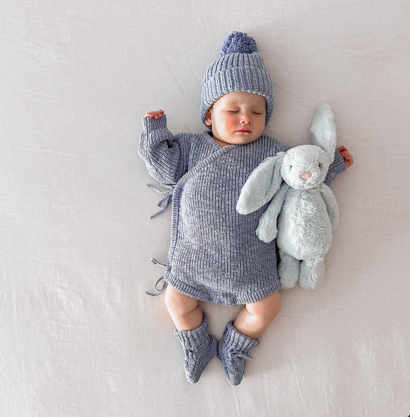 Long Sleeve Knitted Romper