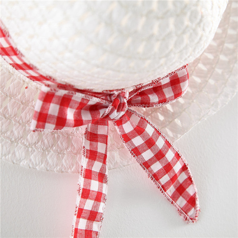 Baby Gingham Dress with A Bow