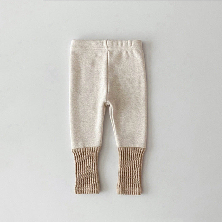 Baby Leggings With Lower Cuff