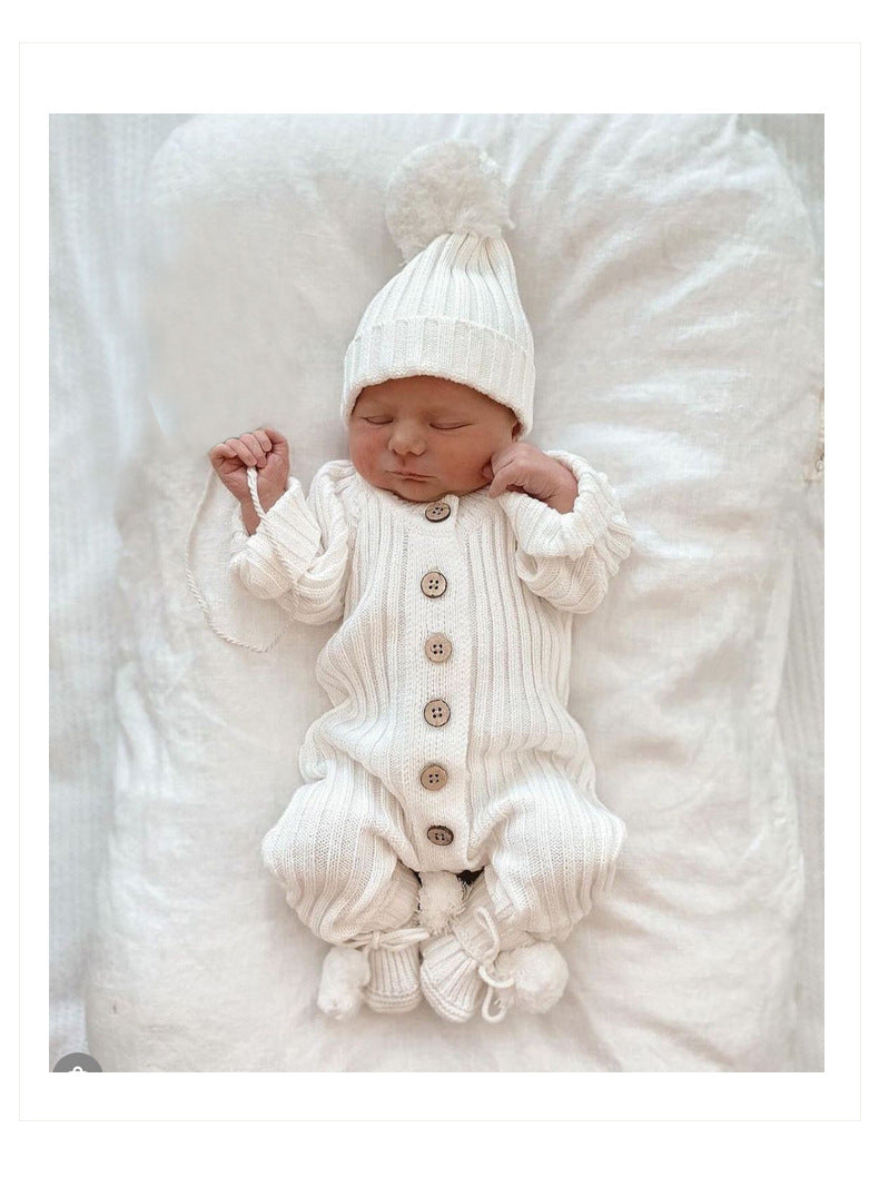 Knitted Onesie Ribbed Design