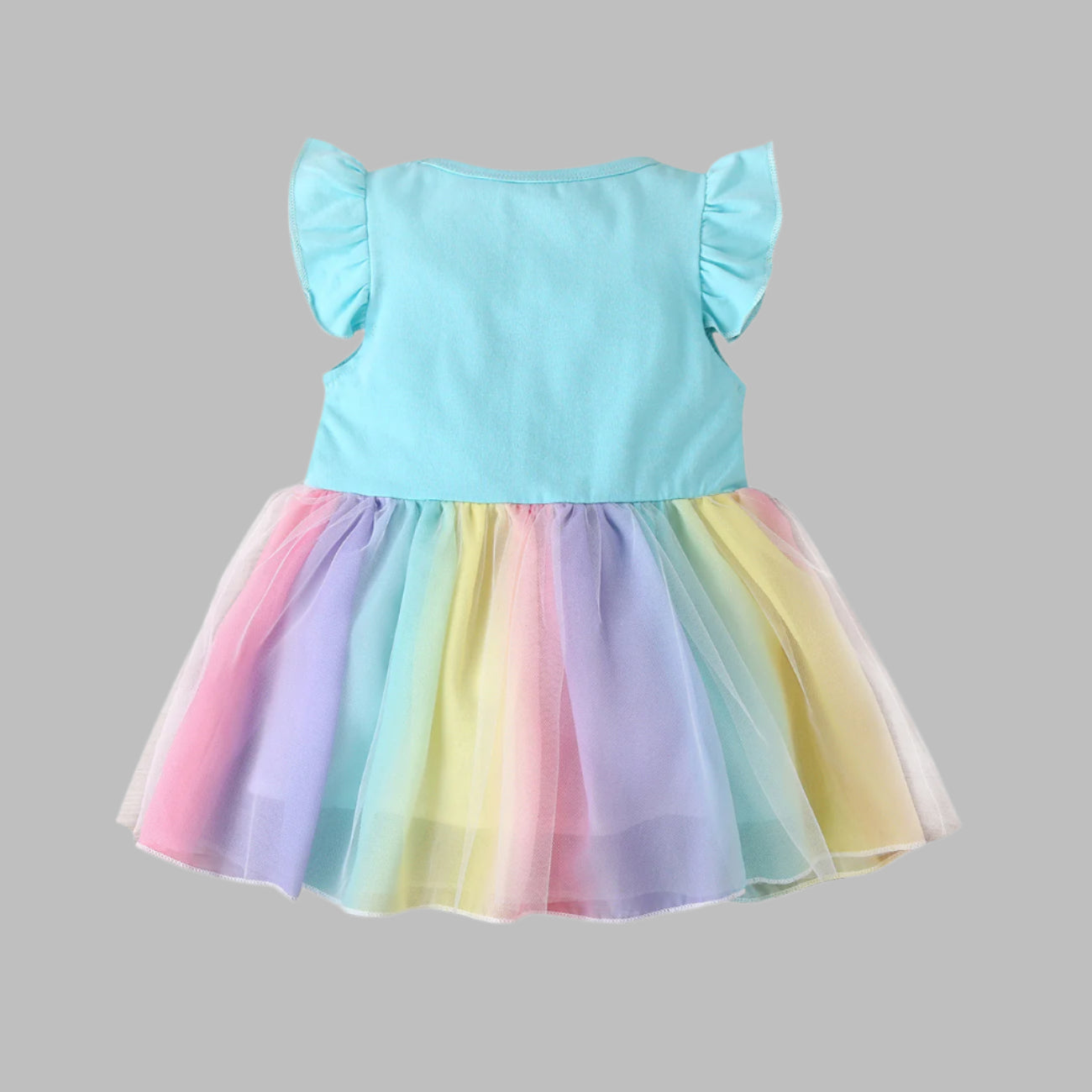 Baby Dress Pastel Rainbow