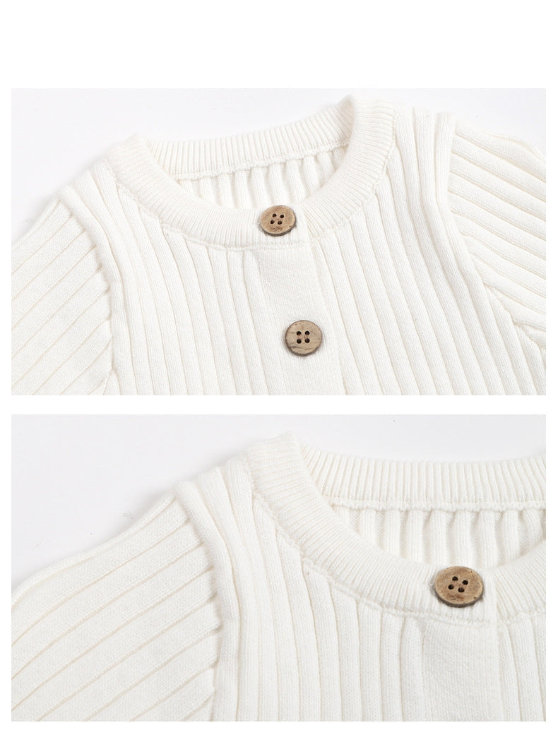 Knitted Onesie Ribbed Design