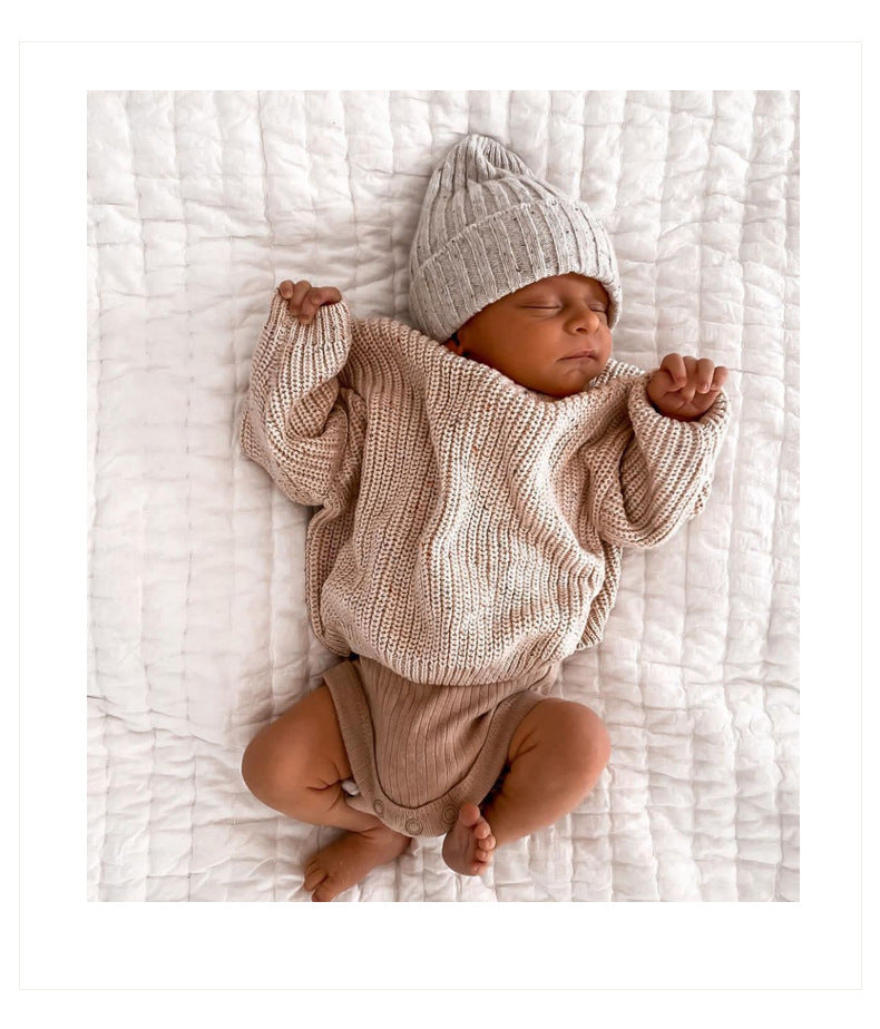 Baby Knitted Ribbed Jumper