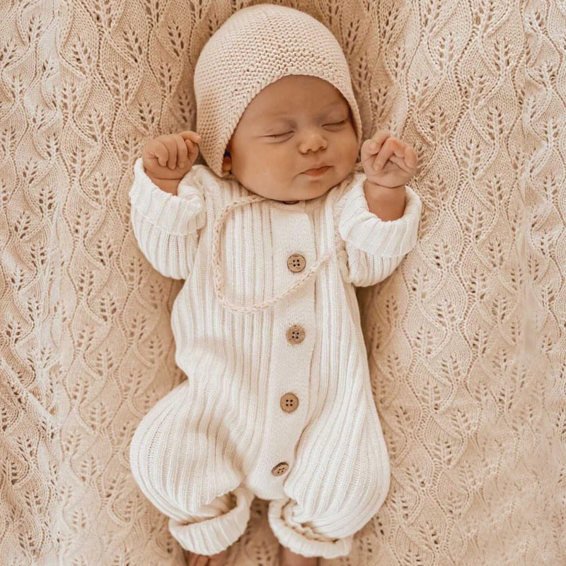 Knitted Onesie Ribbed Design