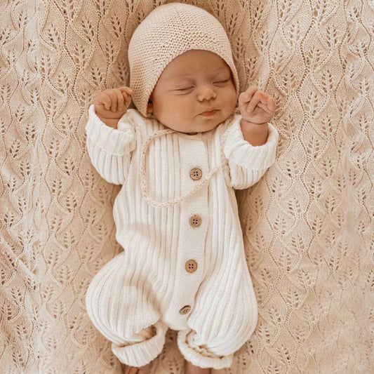Knitted Onesie Ribbed Design