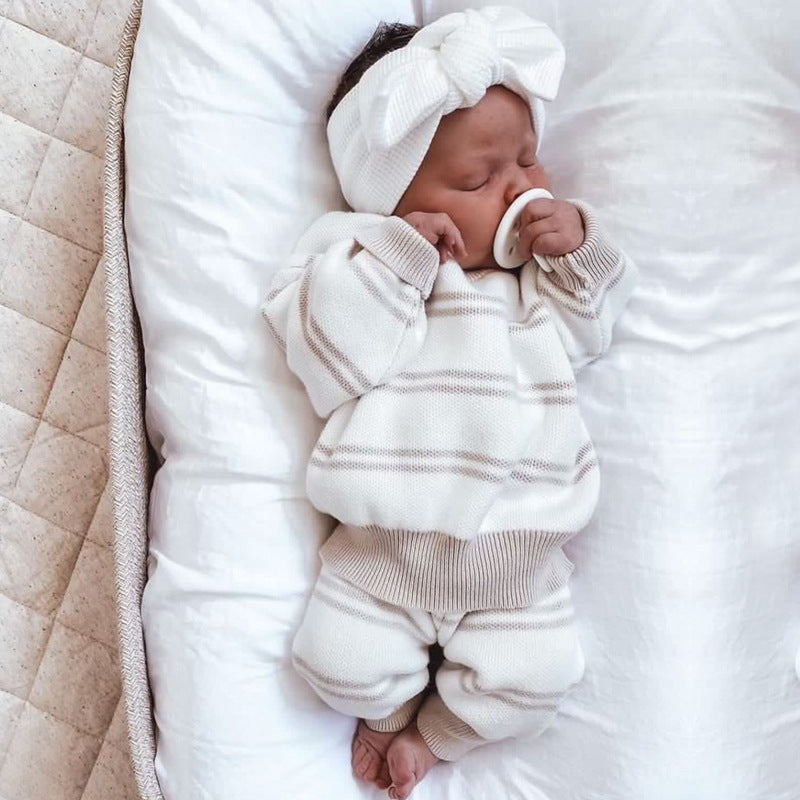 Baby Two Piece Knitted Top & Pants