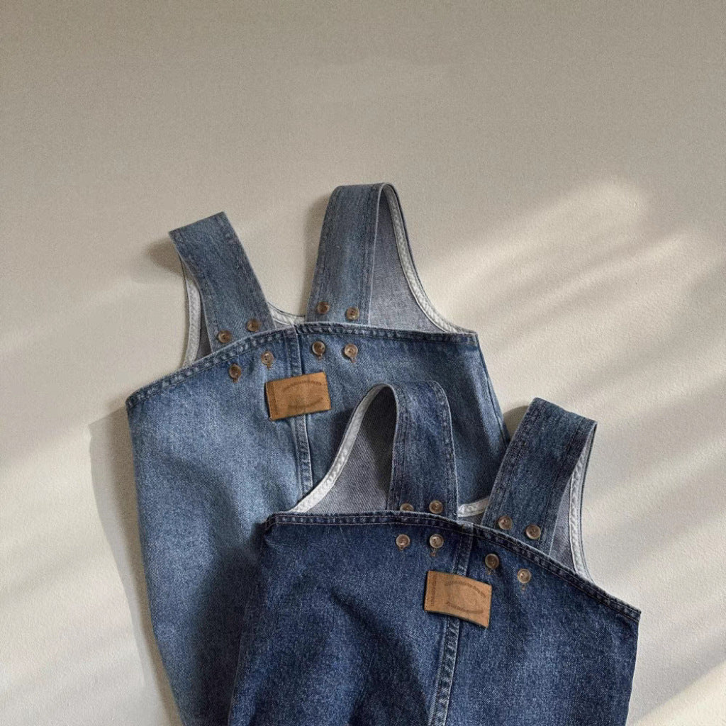 Baby Pant Overalls Denim
