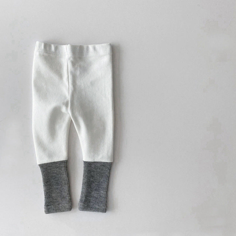 Baby Leggings With Lower Cuff