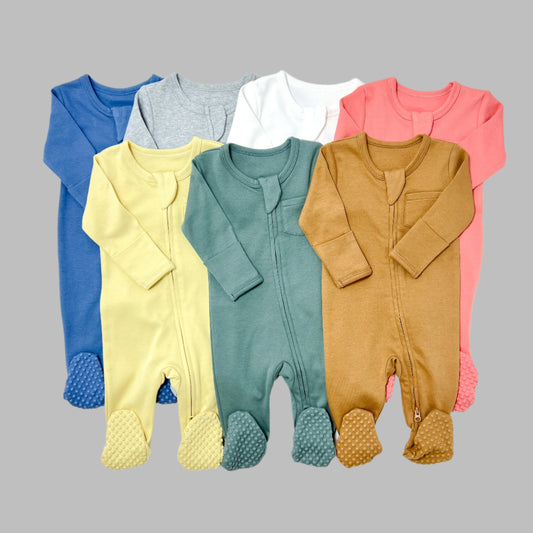 Organic Cotton Onesie With Pocket Detail