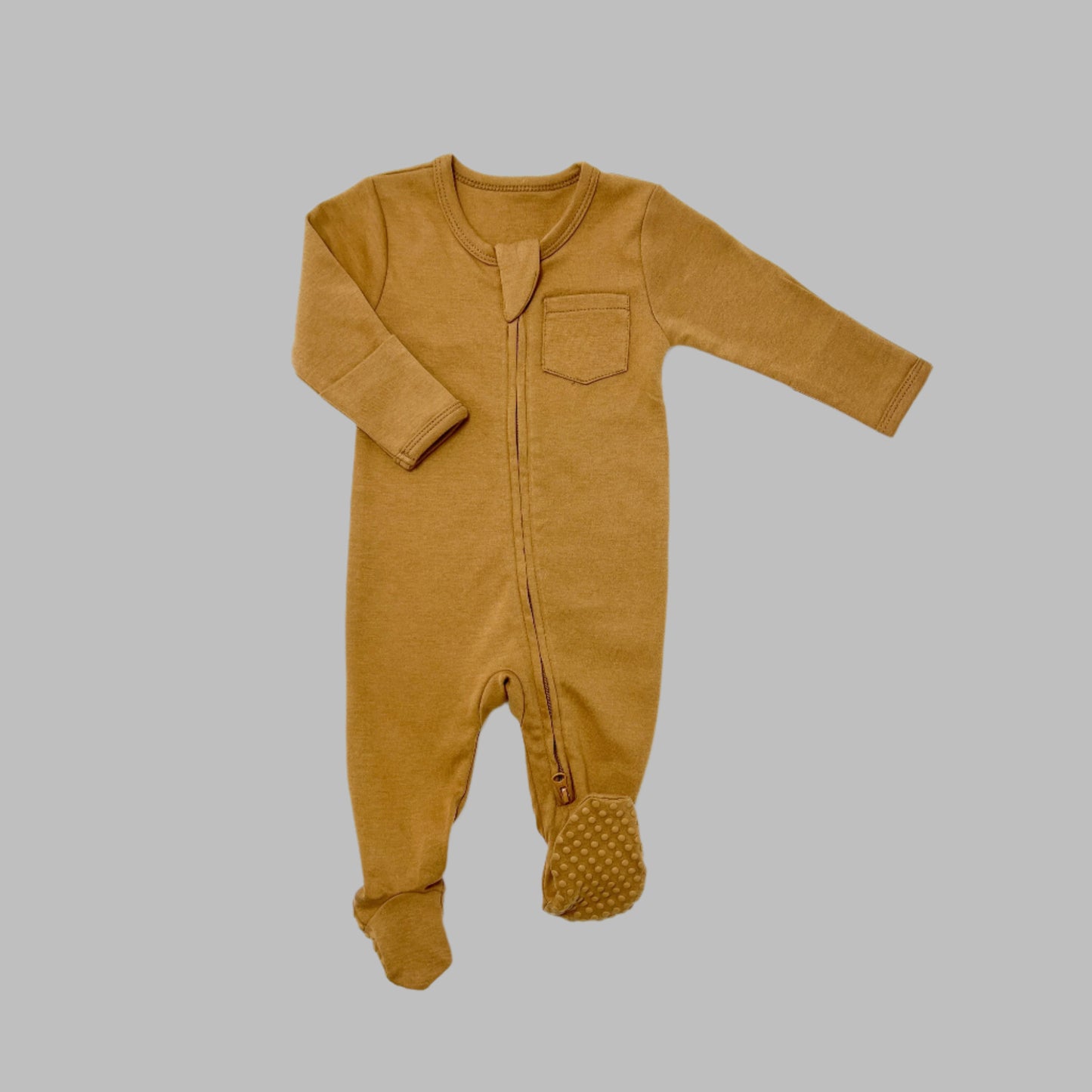 Organic Cotton Onesie With Pocket Detail