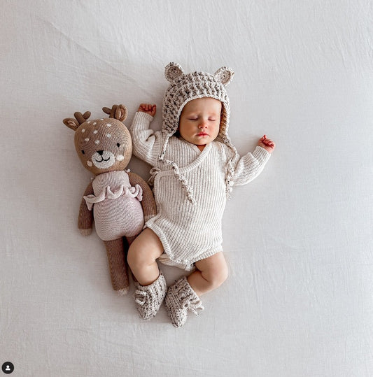 Long Sleeve Knitted Romper